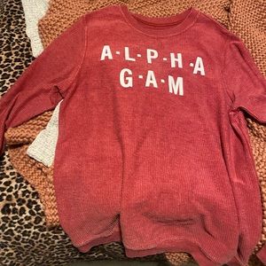 Alpha Gam Crewneck
